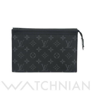 Louis Vuitton Monogram Black Eclipse Bag Wearable Gaston Wallet